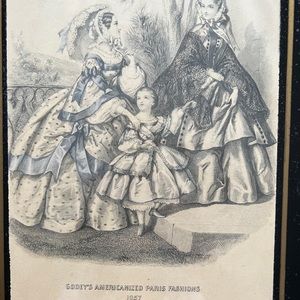 GODEY’S Americanized Paris Fashions 1857